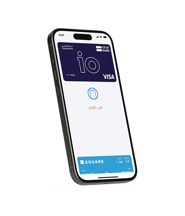 أضف بطاقتك إلى أبل باي