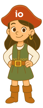 Pirate girl character