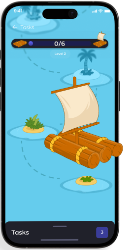Island game screen
